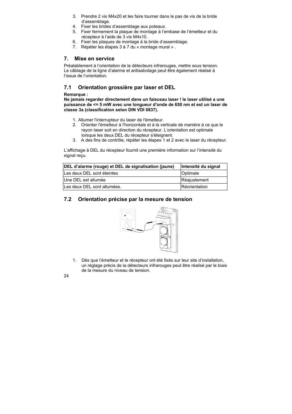 ABUS LS2120 Profiline infrared Light beam User Manual | Page 24 / 43