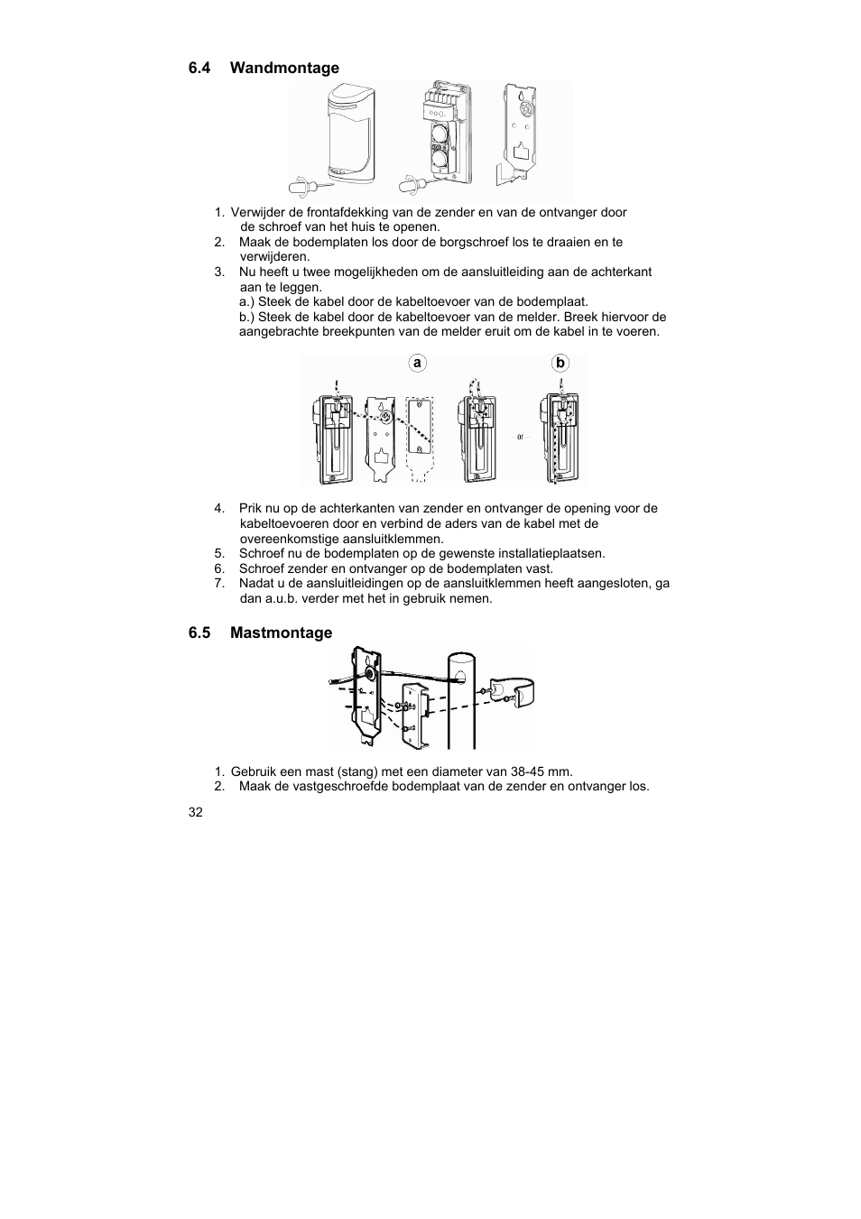 ABUS LS2120 Profiline infrared Light beam User Manual | Page 32 / 43