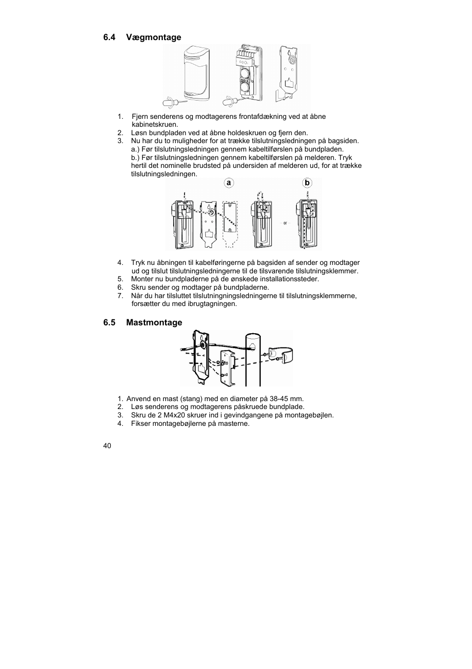 ABUS LS2120 Profiline infrared Light beam User Manual | Page 40 / 43