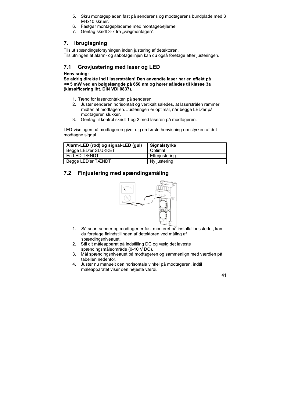 ABUS LS2120 Profiline infrared Light beam User Manual | Page 41 / 43