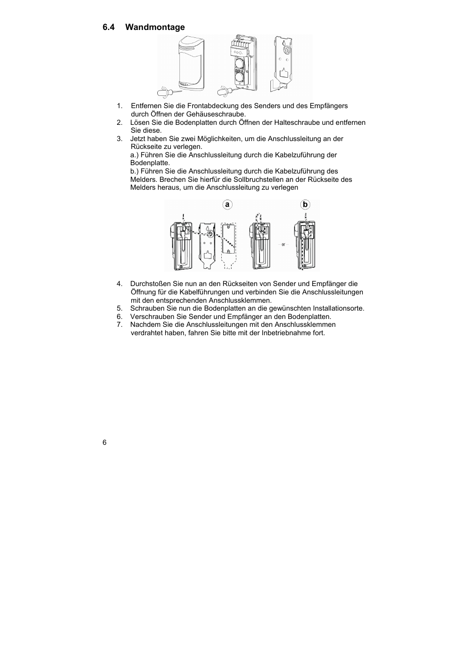 ABUS LS2120 Profiline infrared Light beam User Manual | Page 6 / 43