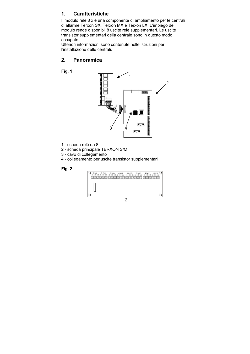 ABUS AZ4140 Relay board for the Terxon SX_MX_LX, 8 outputs User Manual | Page 12 / 14