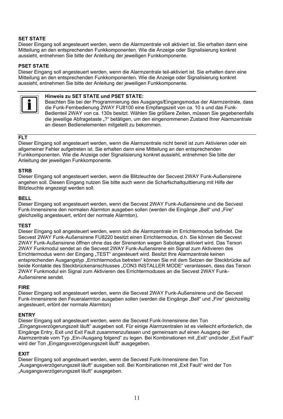 ABUS AZ4290 Terxon 2WAY Module User Manual | Page 11 / 156