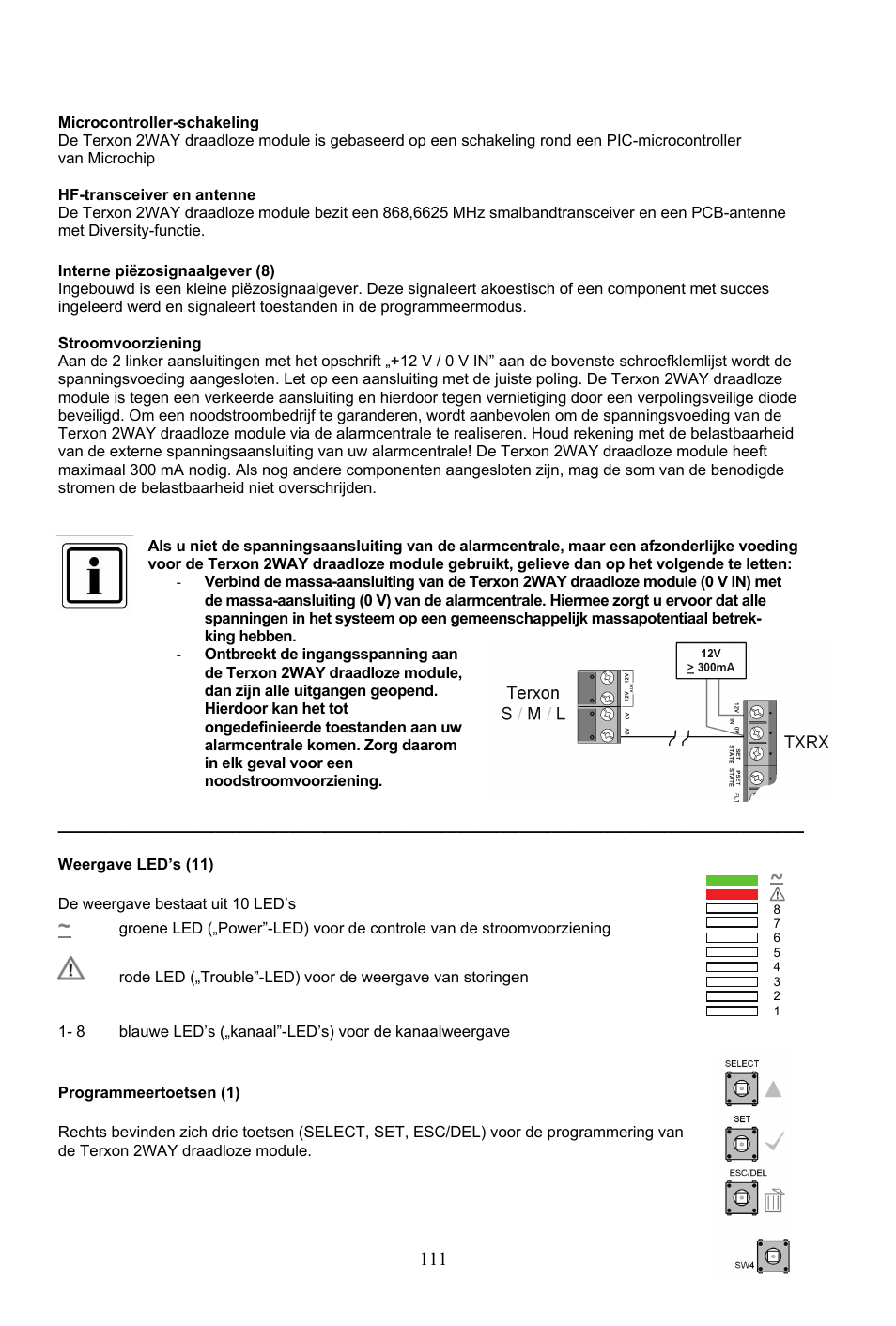 ABUS AZ4290 Terxon 2WAY Module User Manual | Page 111 / 156