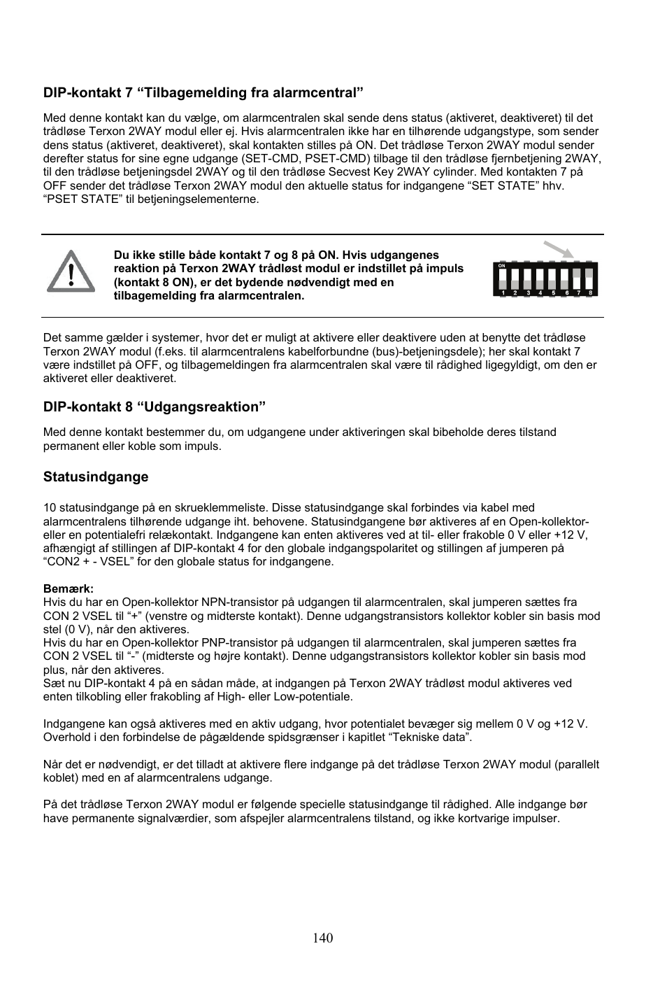 ABUS AZ4290 Terxon 2WAY Module User Manual | Page 140 / 156