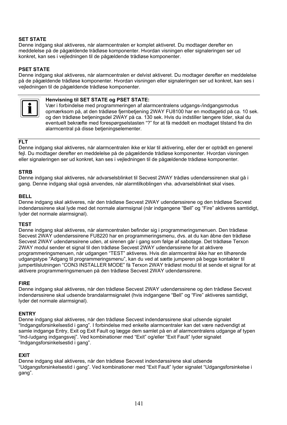 ABUS AZ4290 Terxon 2WAY Module User Manual | Page 141 / 156