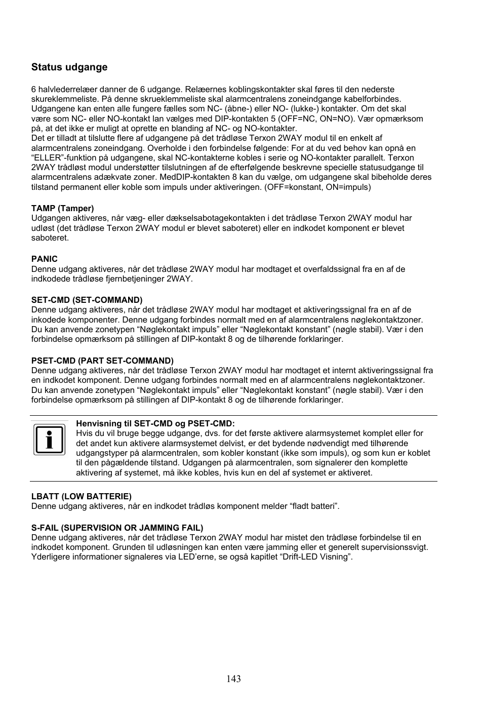 ABUS AZ4290 Terxon 2WAY Module User Manual | Page 143 / 156