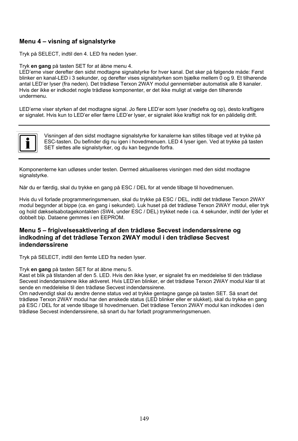 ABUS AZ4290 Terxon 2WAY Module User Manual | Page 149 / 156