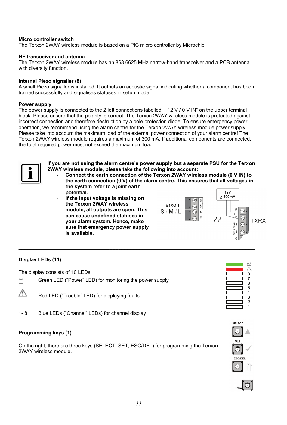 ABUS AZ4290 Terxon 2WAY Module User Manual | Page 33 / 156