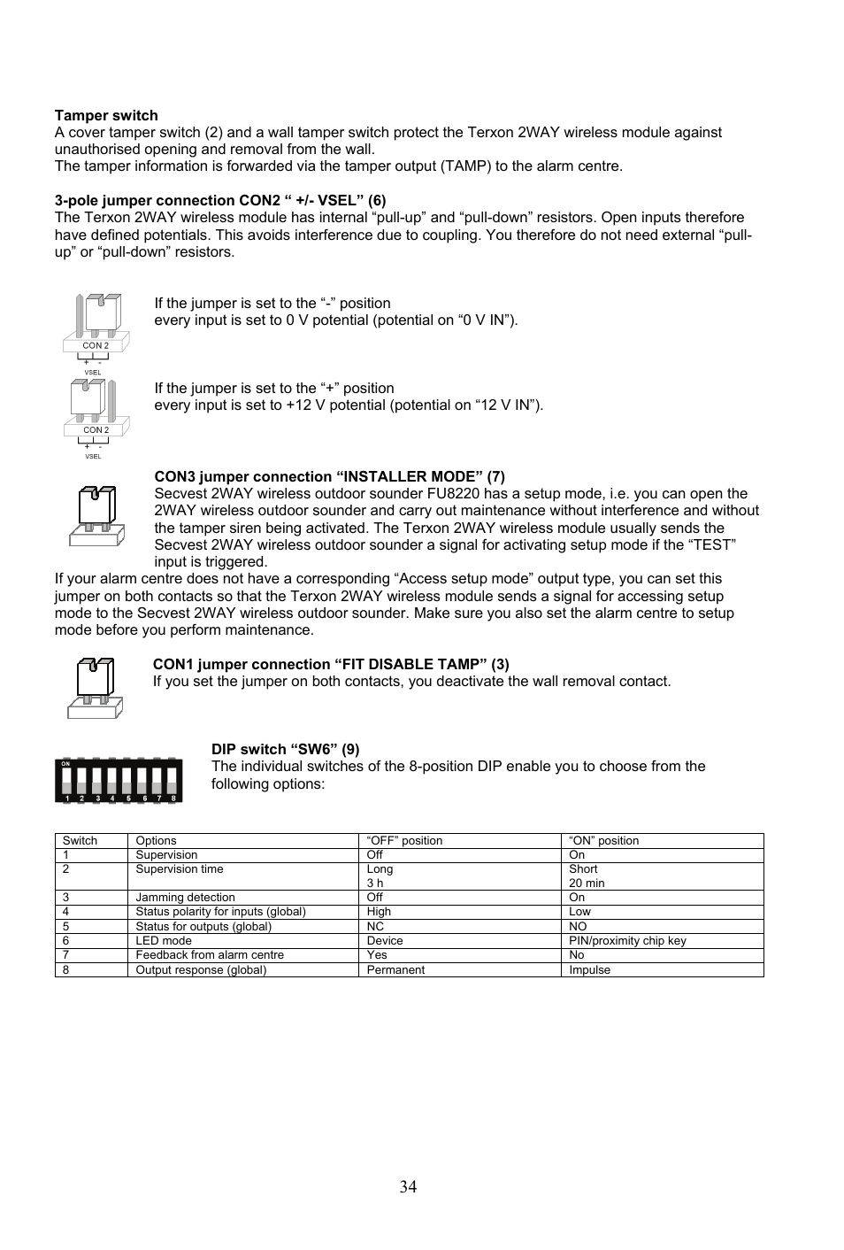 ABUS AZ4290 Terxon 2WAY Module User Manual | Page 34 / 156