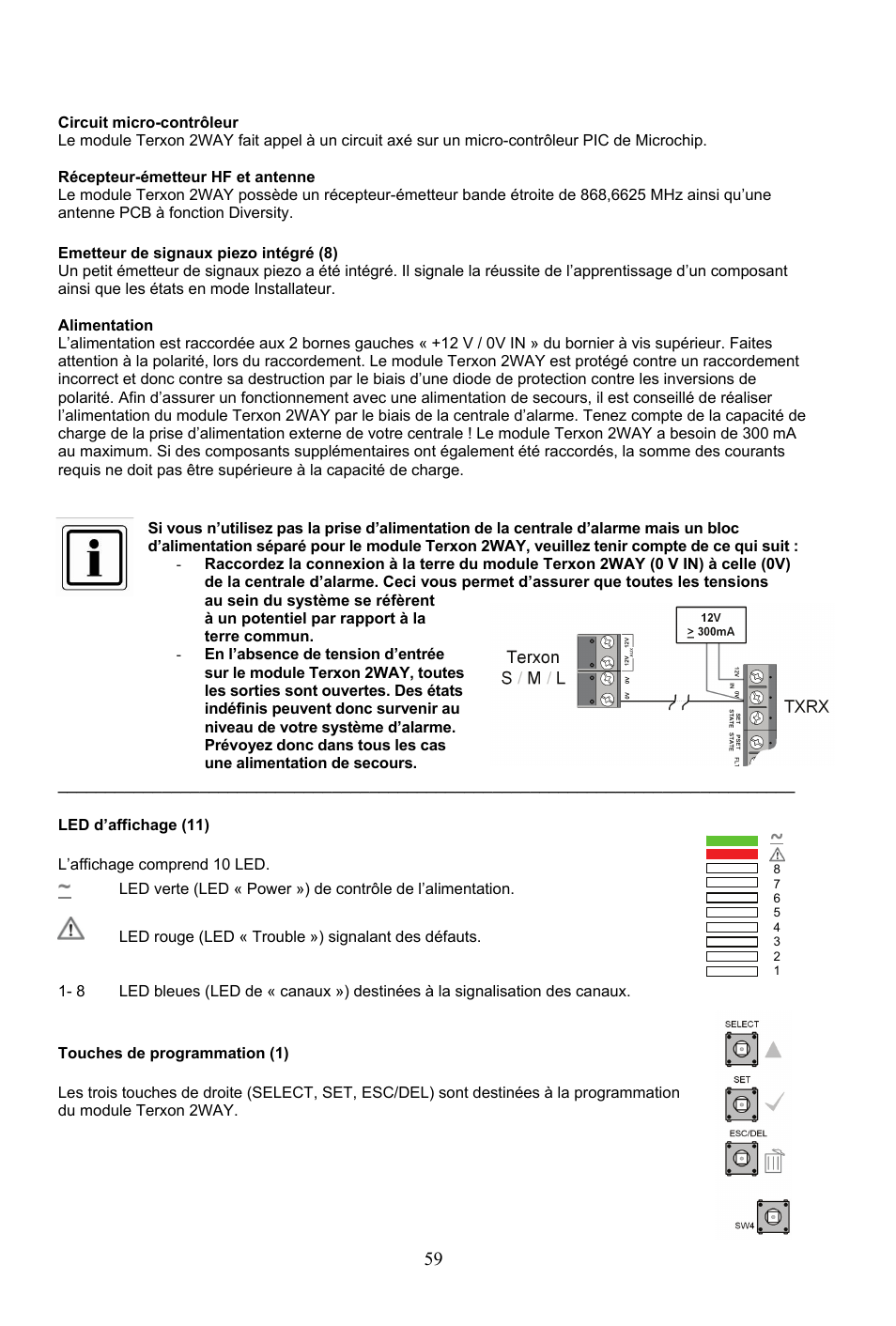 ABUS AZ4290 Terxon 2WAY Module User Manual | Page 59 / 156