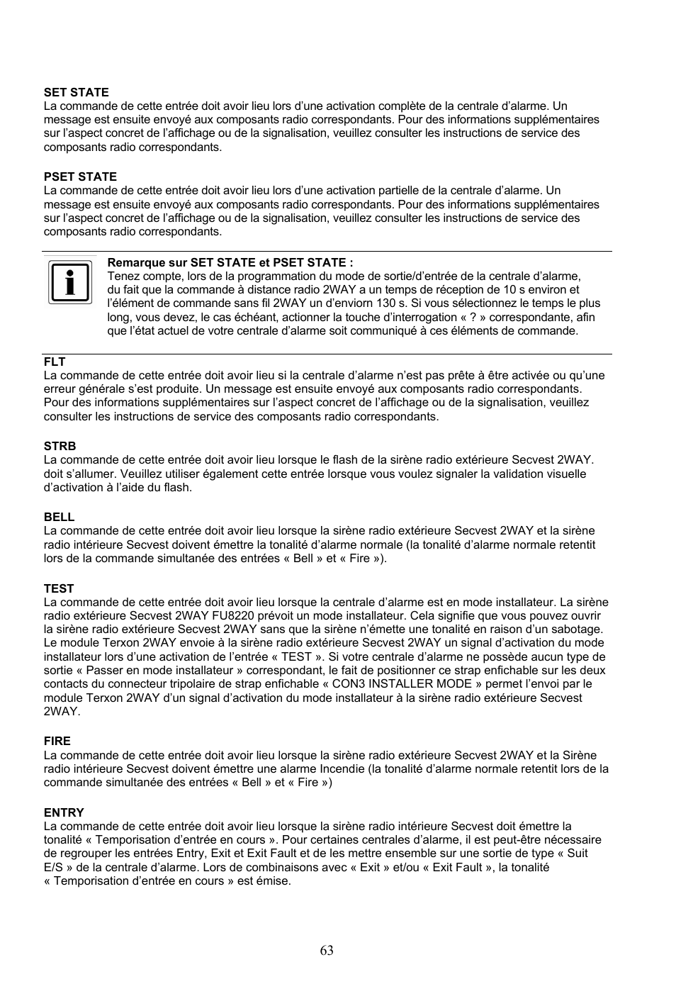ABUS AZ4290 Terxon 2WAY Module User Manual | Page 63 / 156