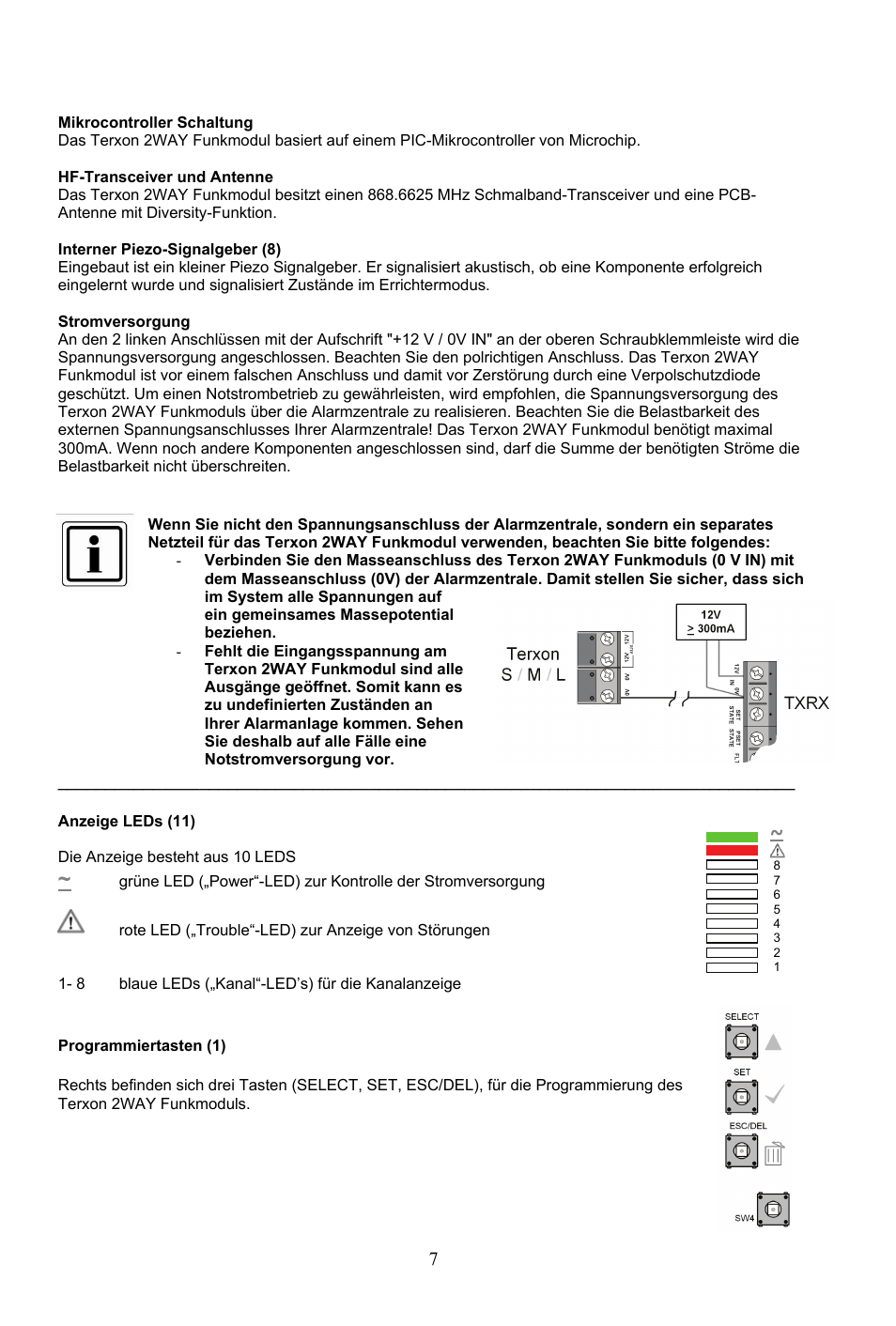 ABUS AZ4290 Terxon 2WAY Module User Manual | Page 7 / 156