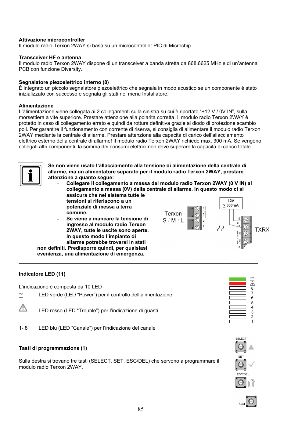 ABUS AZ4290 Terxon 2WAY Module User Manual | Page 85 / 156