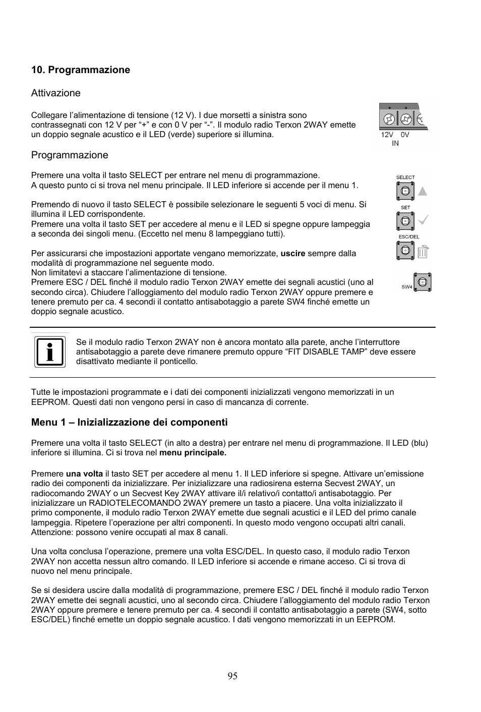 ABUS AZ4290 Terxon 2WAY Module User Manual | Page 95 / 156