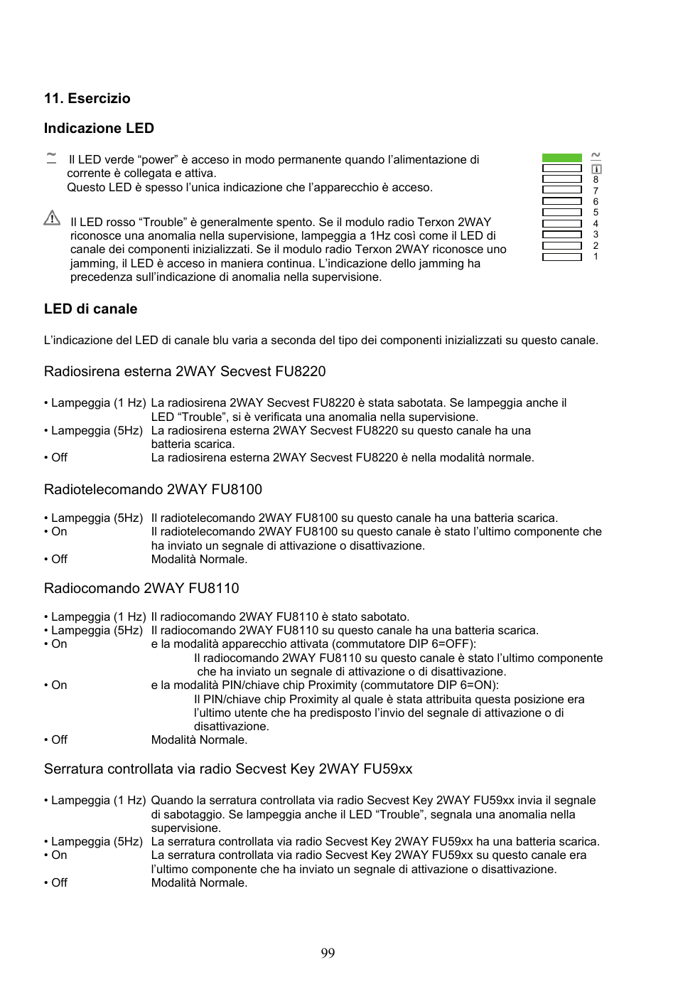 ABUS AZ4290 Terxon 2WAY Module User Manual | Page 99 / 156