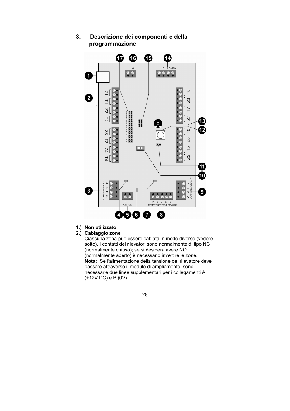 ABUS AZ4230 Terxon LX 8-zone Wired Extension User Manual | Page 28 / 32
