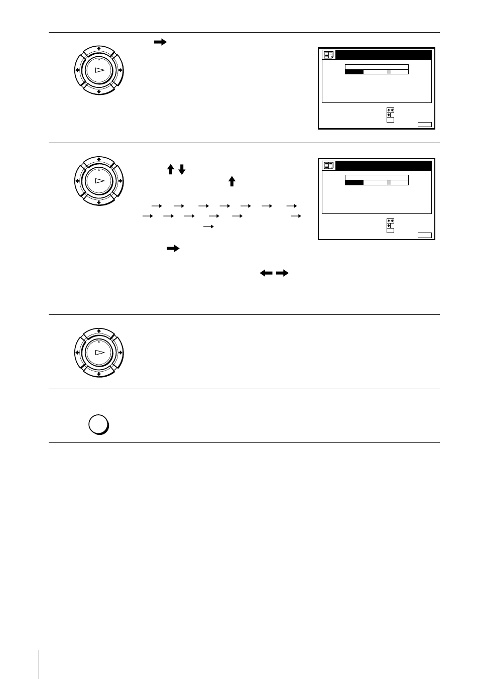 Press, Press ok to confirm the new name, Press menu to exit the menu | Sony SLV-SE100K User Manual | Page 32 / 72