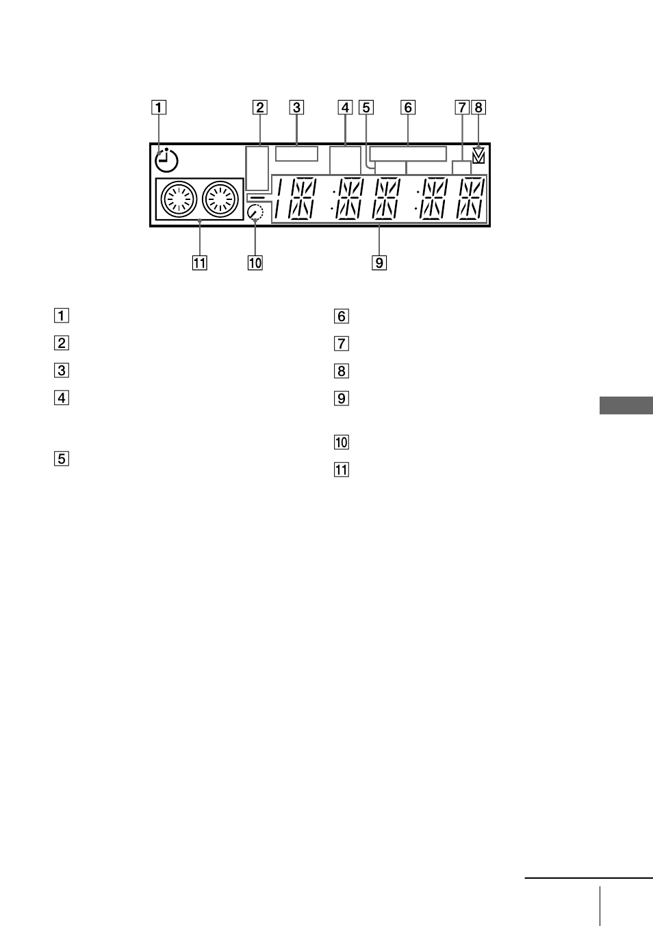 Display window | Sony SLV-SE100K User Manual | Page 67 / 72