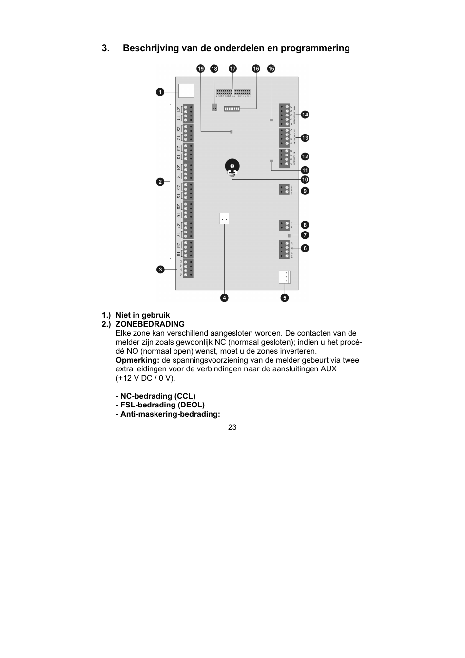 ABUS AZ4250 Terxon LX 8-zone Wired Extension with PSU User Manual | Page 23 / 32