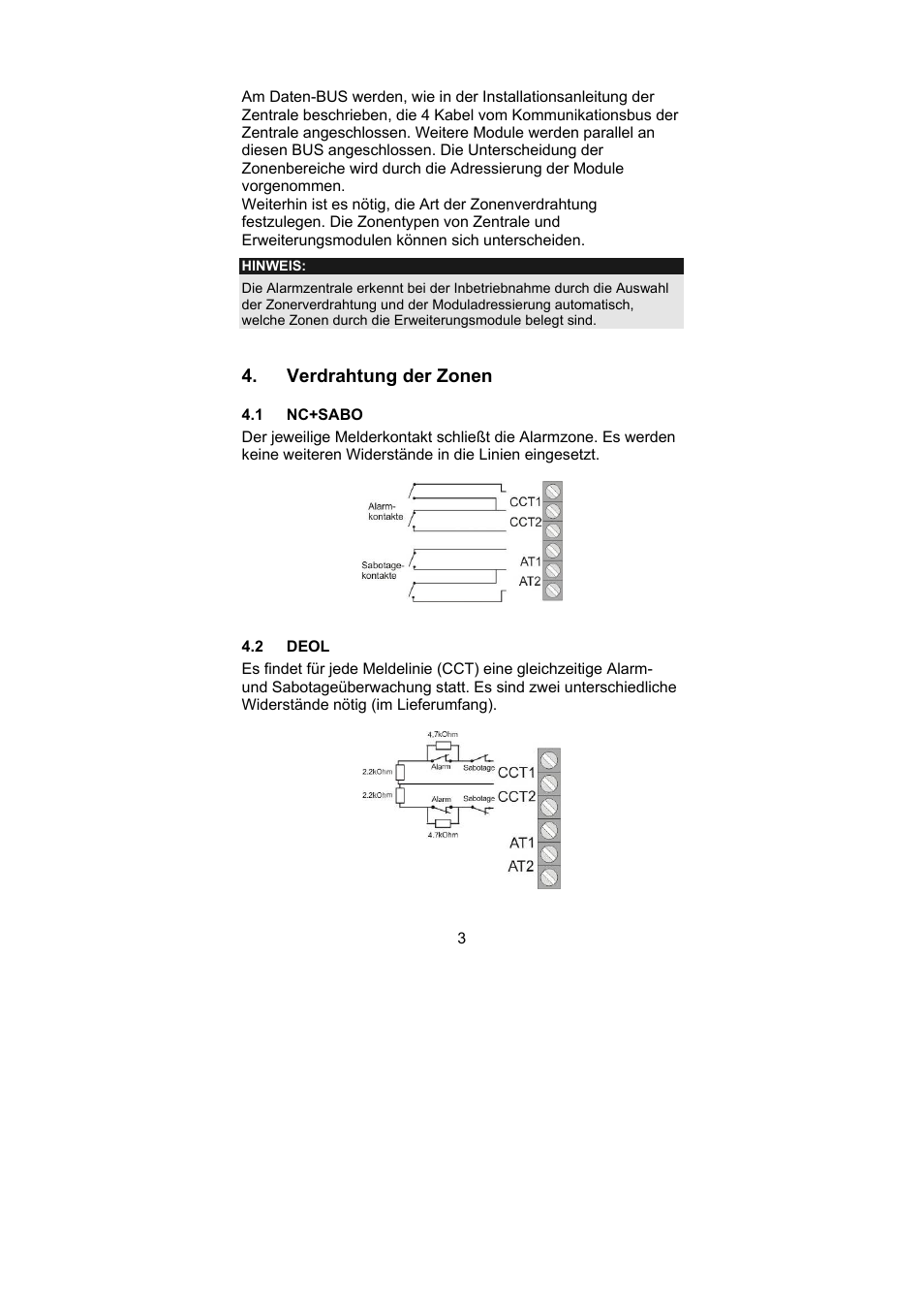 ABUS AZ4130 Terxon MX 8-zone Wired Extension User Manual | Page 3 / 20