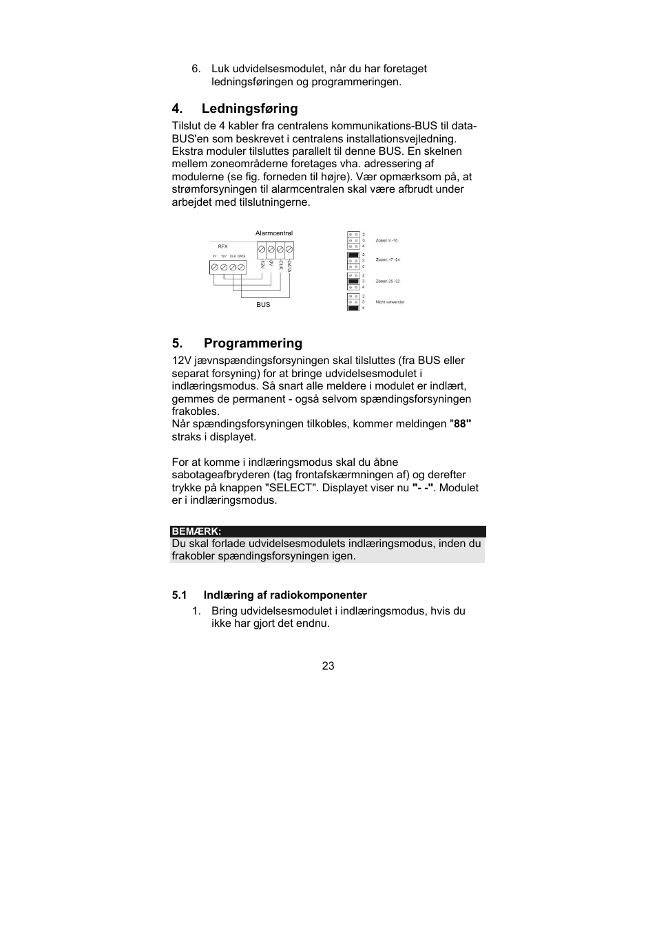 ABUS AZ4120 Terxon MX 8-zone Wireless Extension User Manual | Page 23 / 32