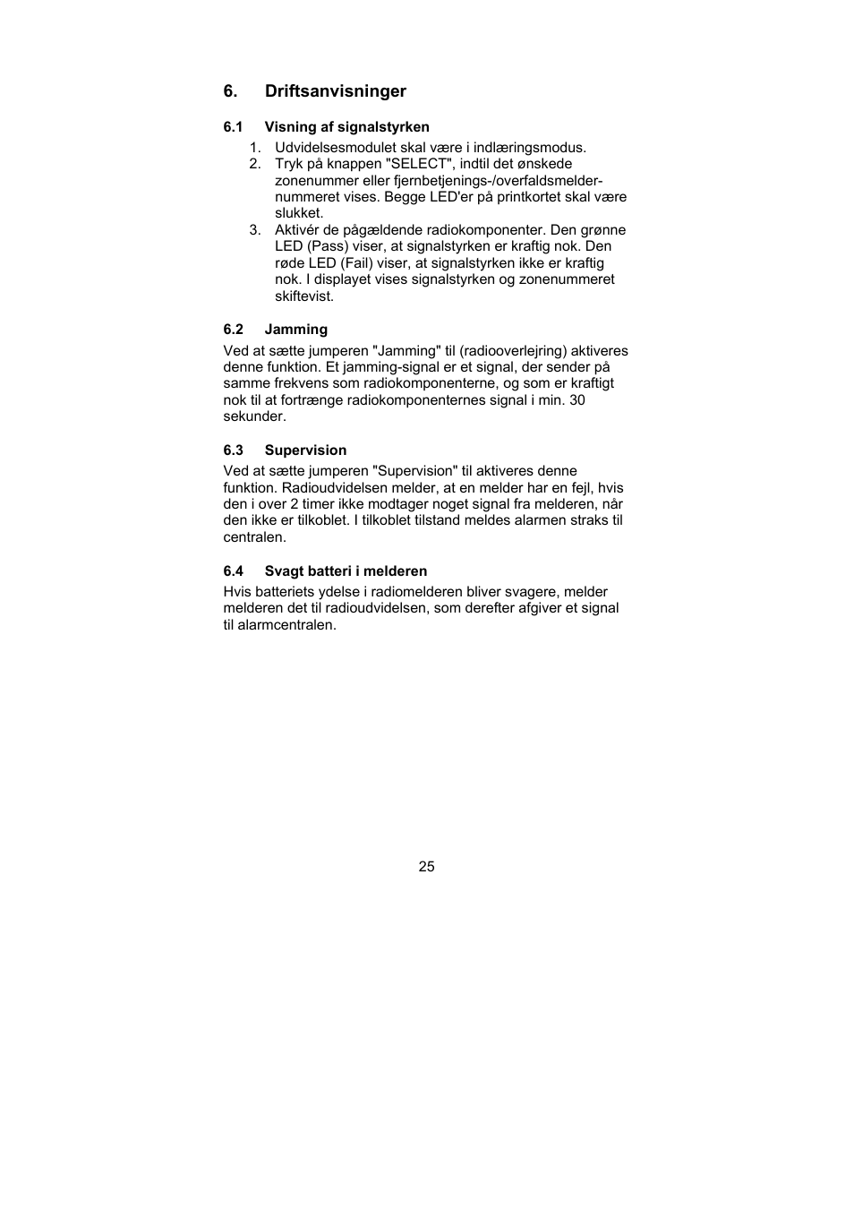 ABUS AZ4120 Terxon MX 8-zone Wireless Extension User Manual | Page 25 / 32
