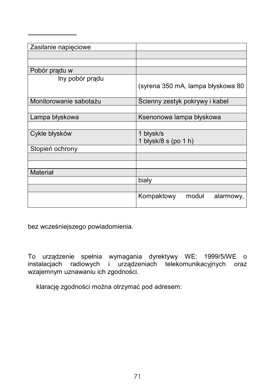 ABUS FU2938 Compact Alerting User Manual | Page 71 / 71