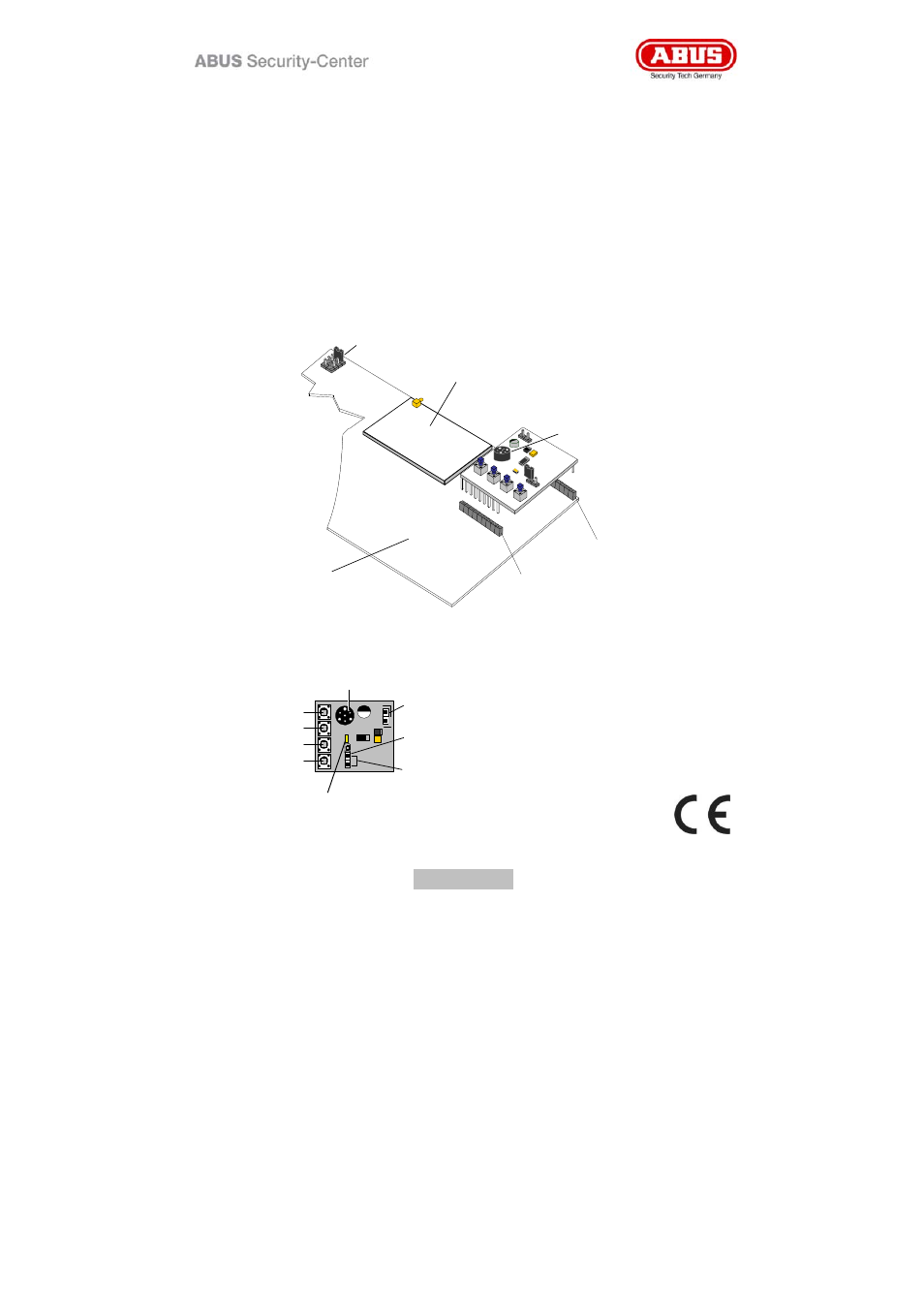 ABUS AZWG10100 Speech module for GSM-Interface II User Manual | 11 pages