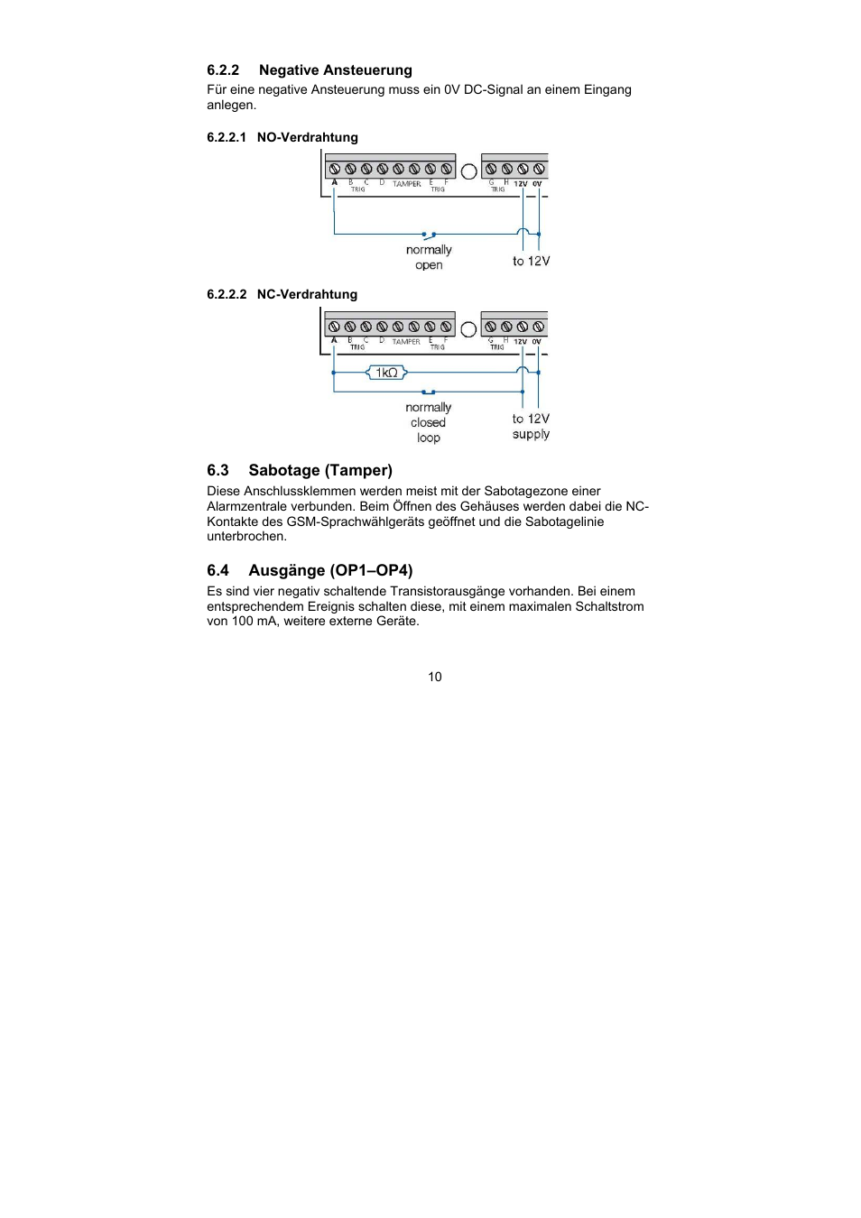 ABUS AZ6302 Terxon GSM dialer User Manual | Page 10 / 245