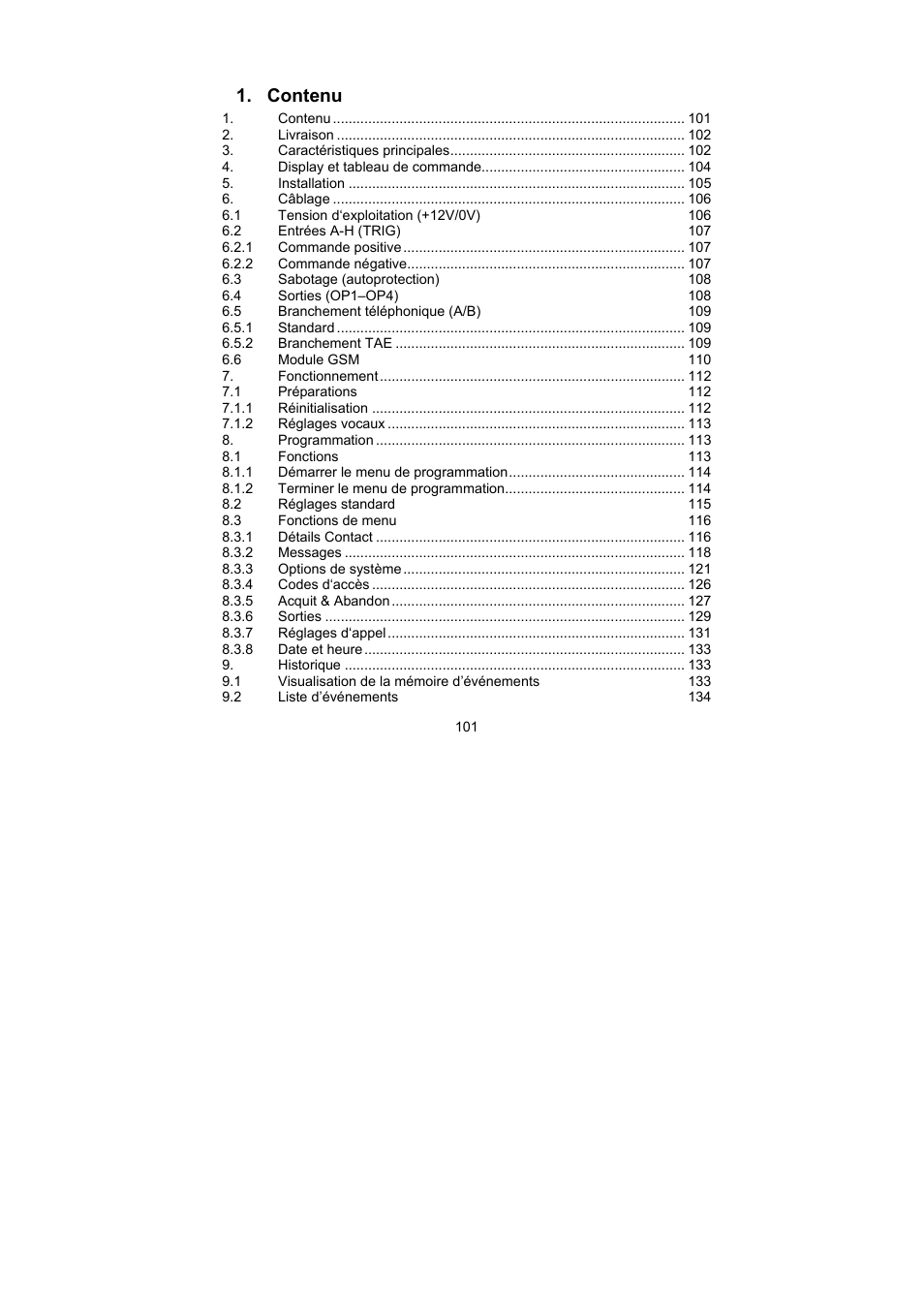 ABUS AZ6302 Terxon GSM dialer User Manual | Page 101 / 245