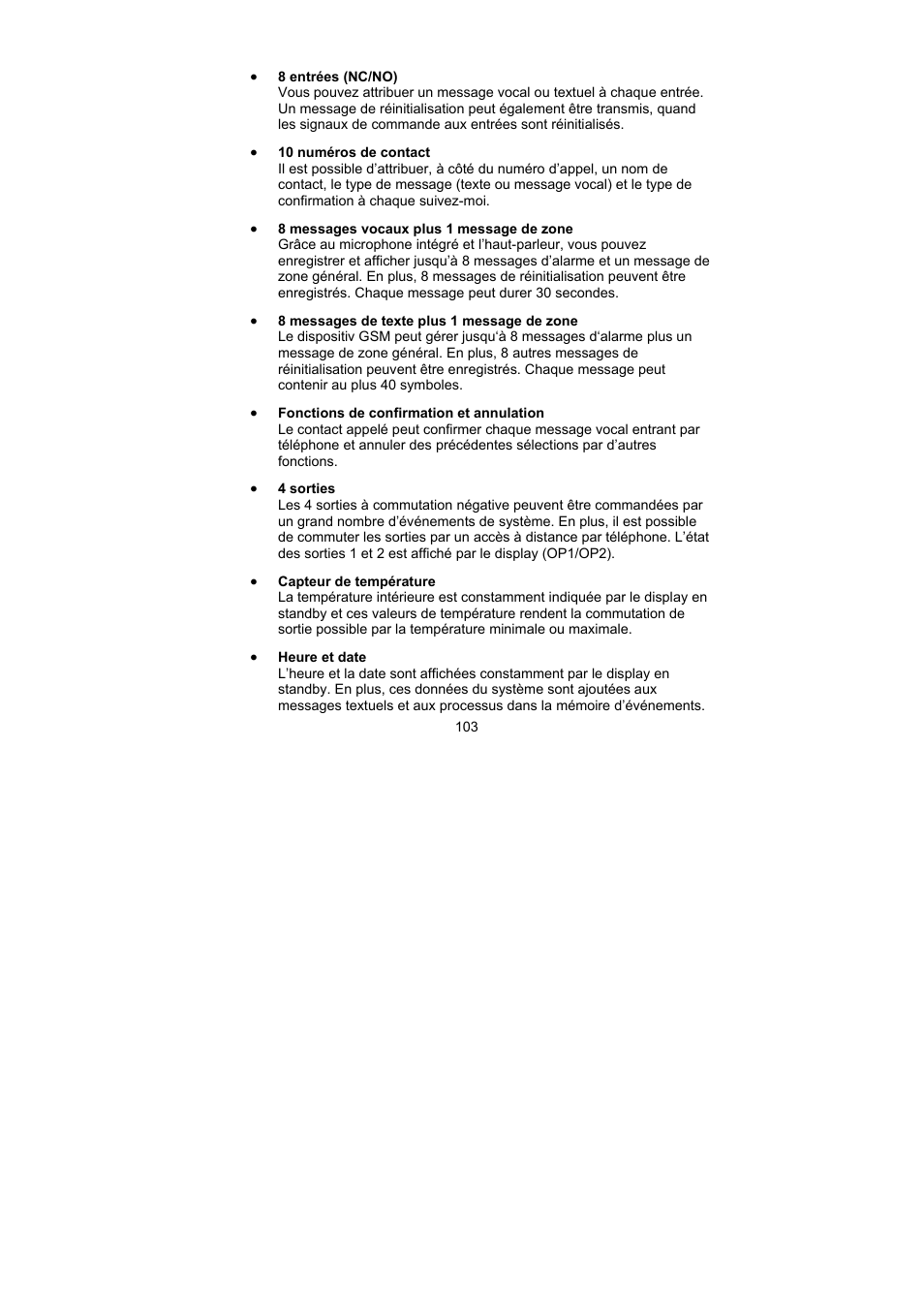ABUS AZ6302 Terxon GSM dialer User Manual | Page 103 / 245