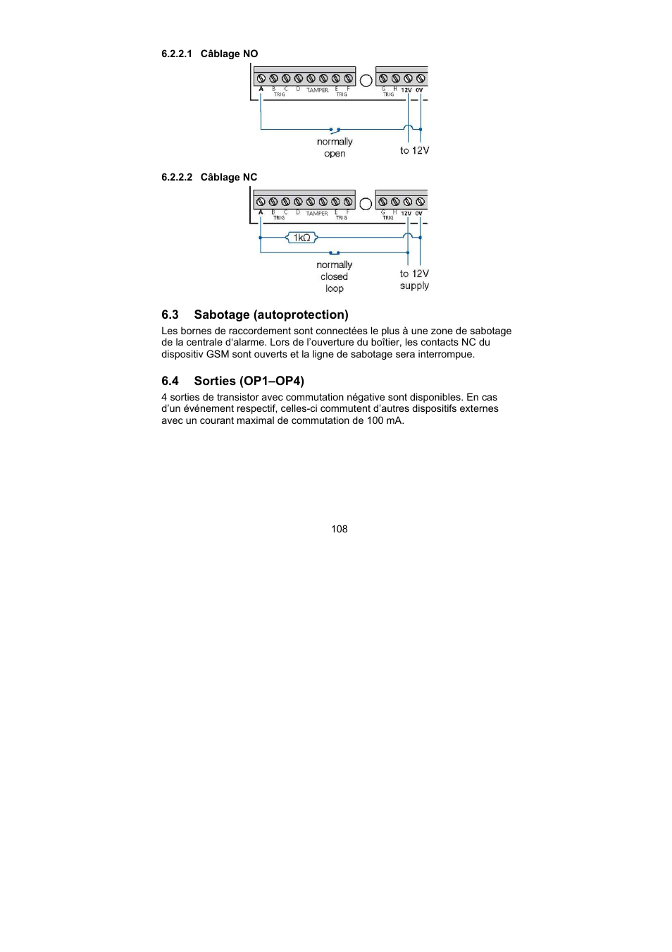 ABUS AZ6302 Terxon GSM dialer User Manual | Page 108 / 245