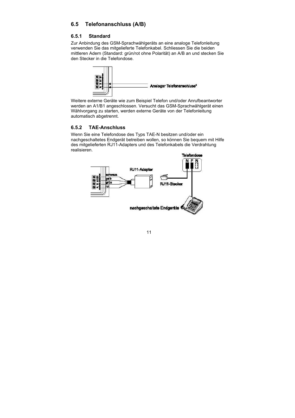 ABUS AZ6302 Terxon GSM dialer User Manual | Page 11 / 245