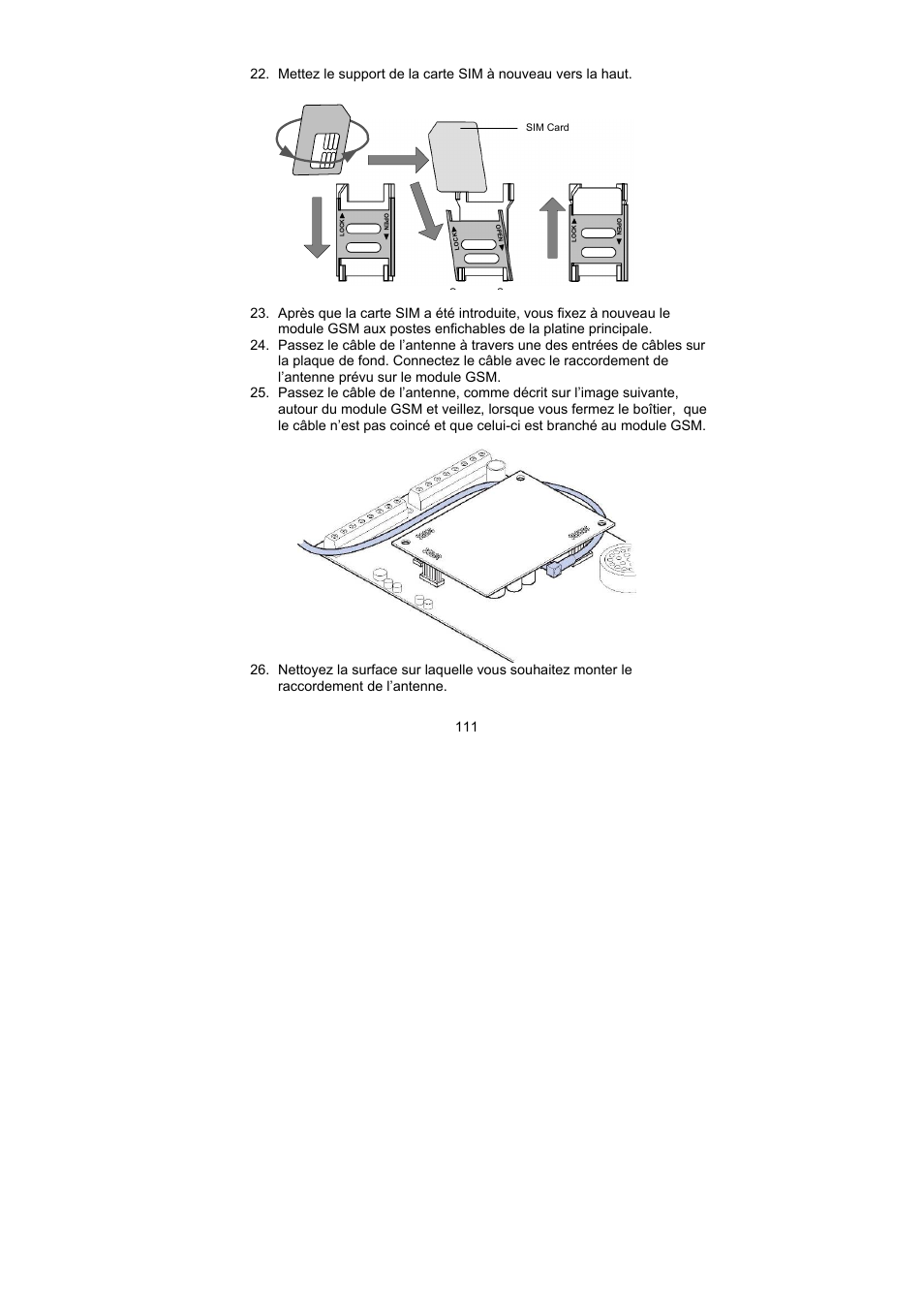 ABUS AZ6302 Terxon GSM dialer User Manual | Page 111 / 245