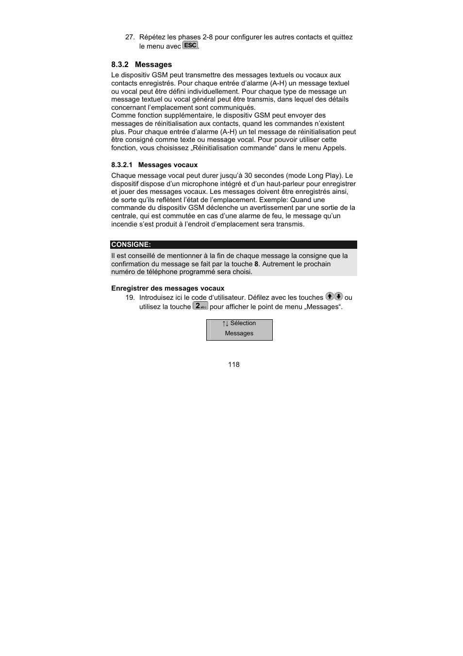 ABUS AZ6302 Terxon GSM dialer User Manual | Page 118 / 245