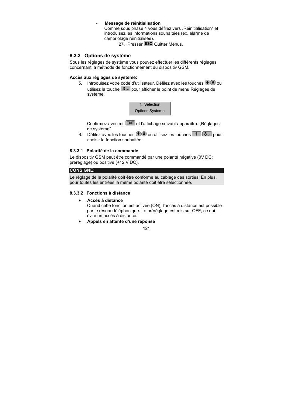 ABUS AZ6302 Terxon GSM dialer User Manual | Page 121 / 245