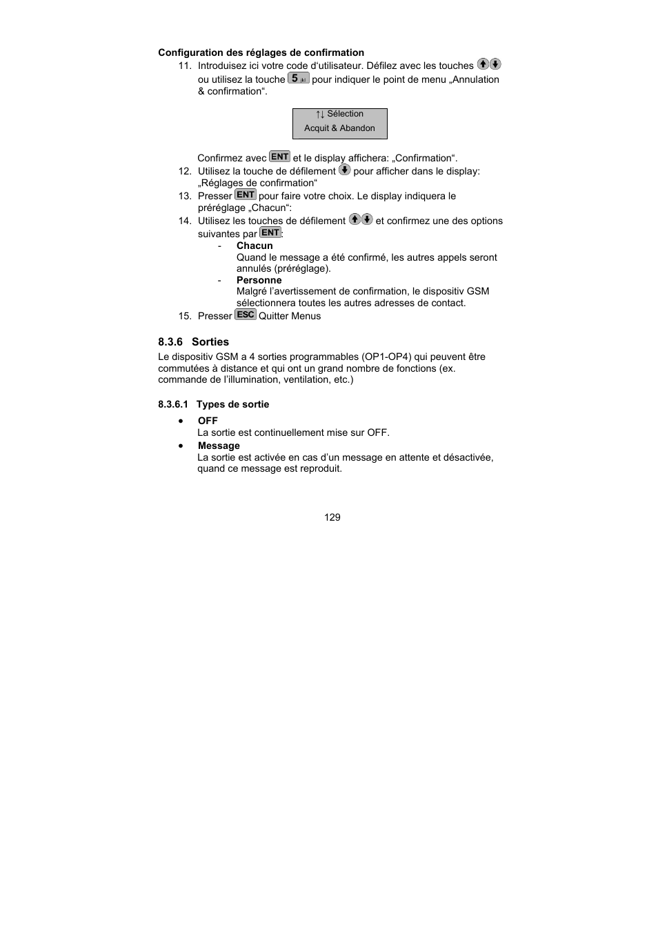ABUS AZ6302 Terxon GSM dialer User Manual | Page 129 / 245