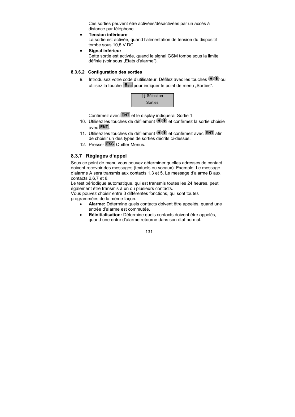 ABUS AZ6302 Terxon GSM dialer User Manual | Page 131 / 245