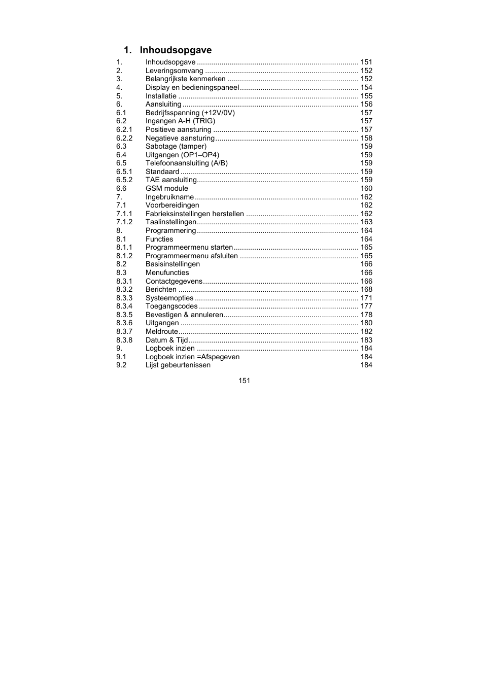 ABUS AZ6302 Terxon GSM dialer User Manual | Page 151 / 245