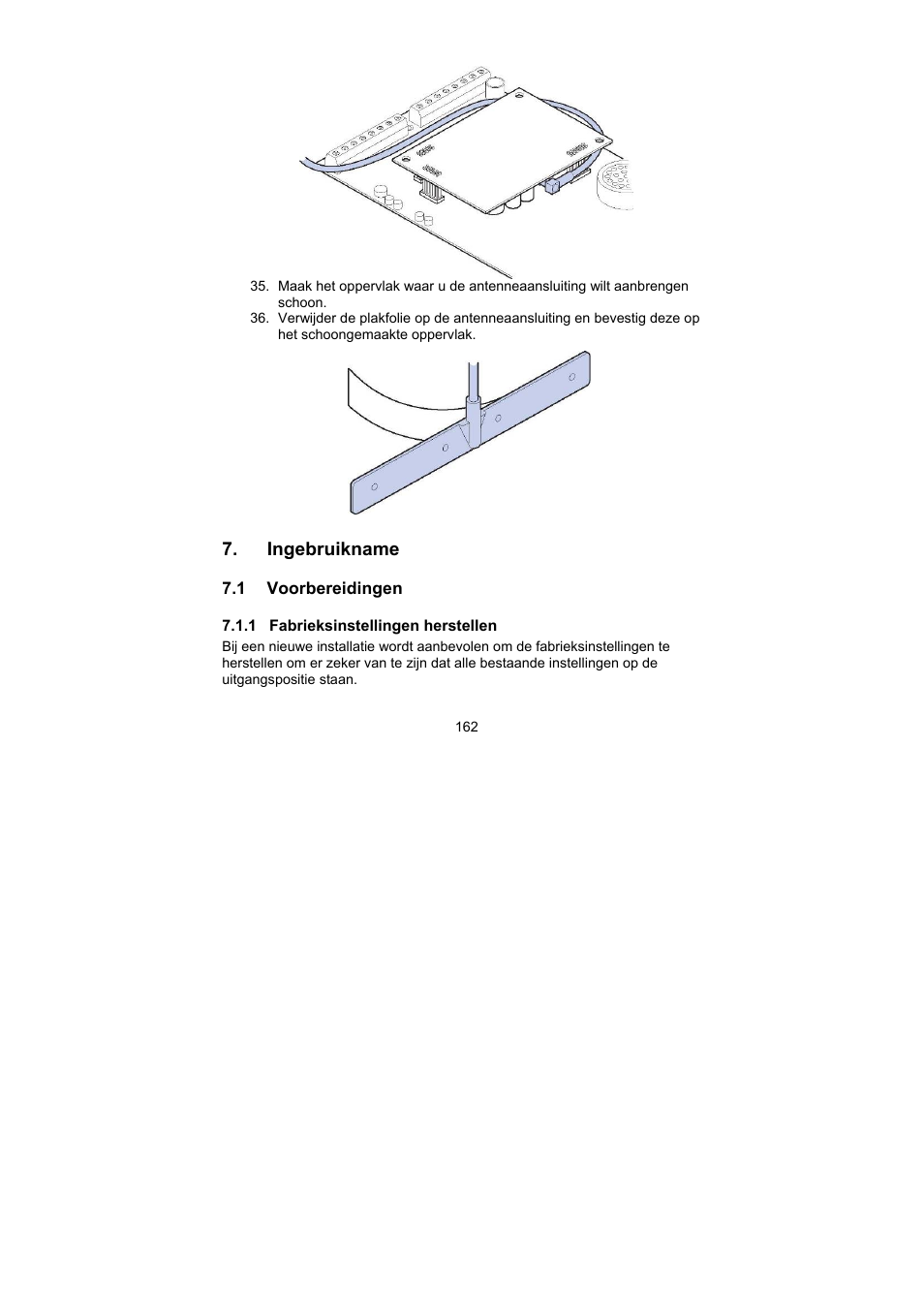 Ingebruikname | ABUS AZ6302 Terxon GSM dialer User Manual | Page 162 / 245