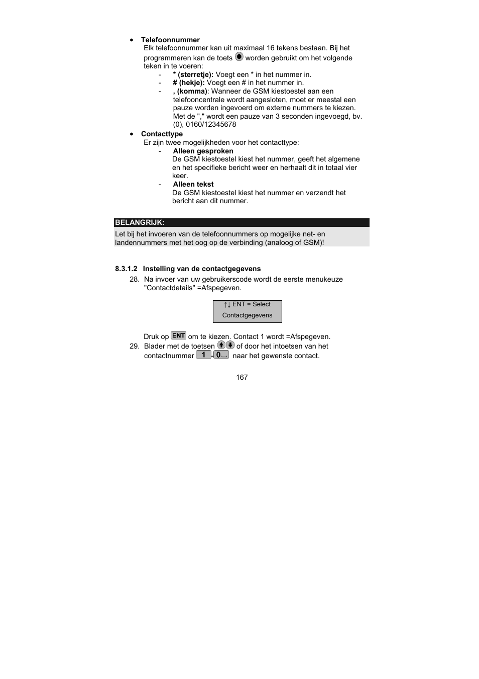 ABUS AZ6302 Terxon GSM dialer User Manual | Page 167 / 245