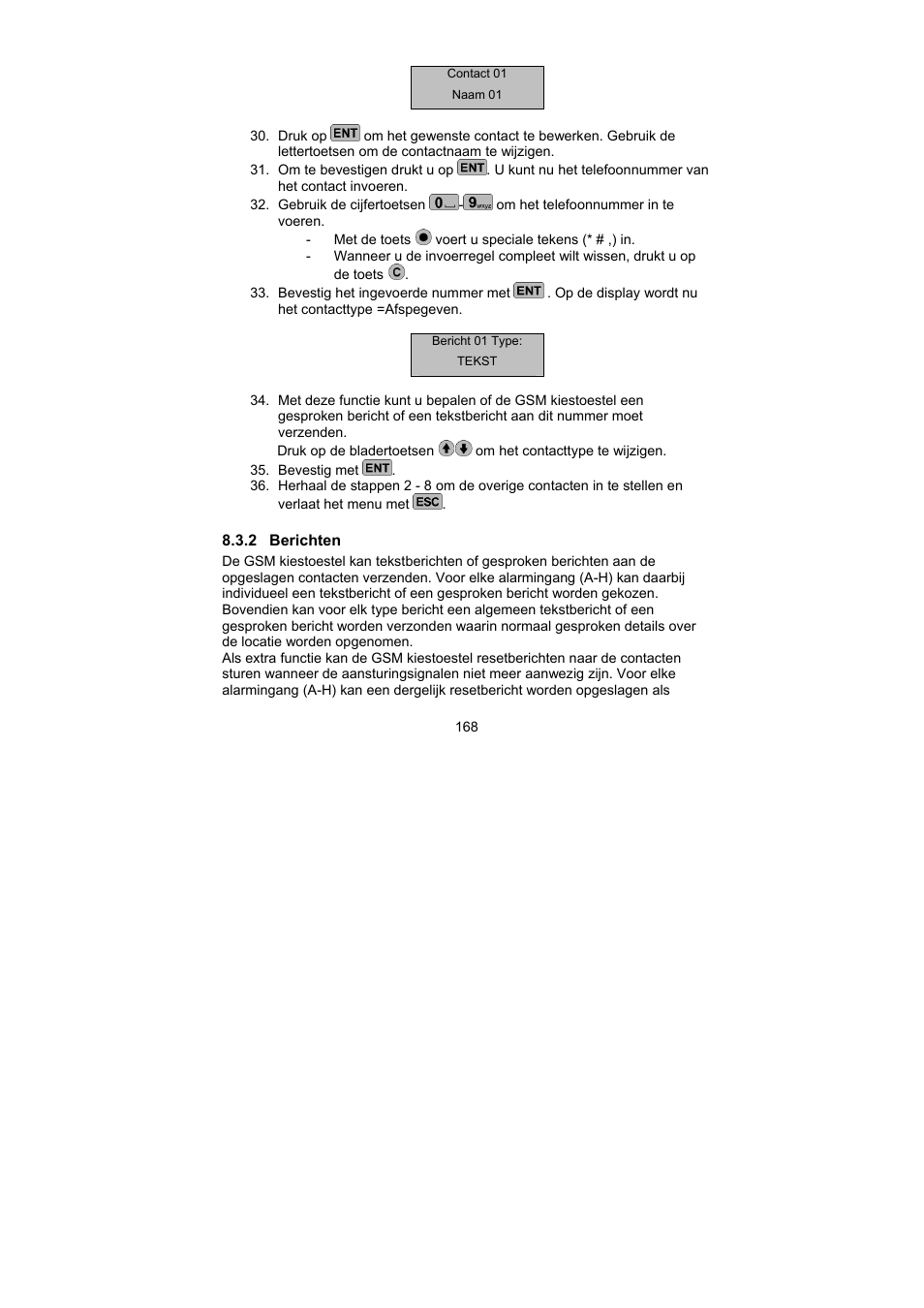 ABUS AZ6302 Terxon GSM dialer User Manual | Page 168 / 245