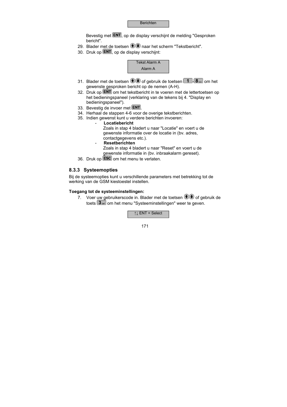 ABUS AZ6302 Terxon GSM dialer User Manual | Page 171 / 245