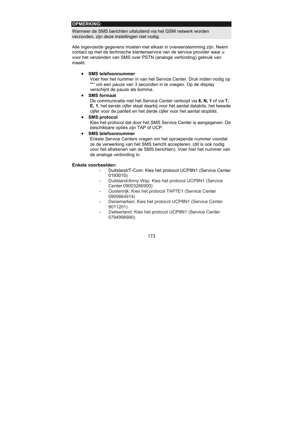 ABUS AZ6302 Terxon GSM dialer User Manual | Page 173 / 245