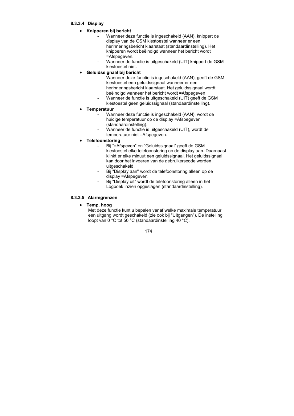 ABUS AZ6302 Terxon GSM dialer User Manual | Page 174 / 245