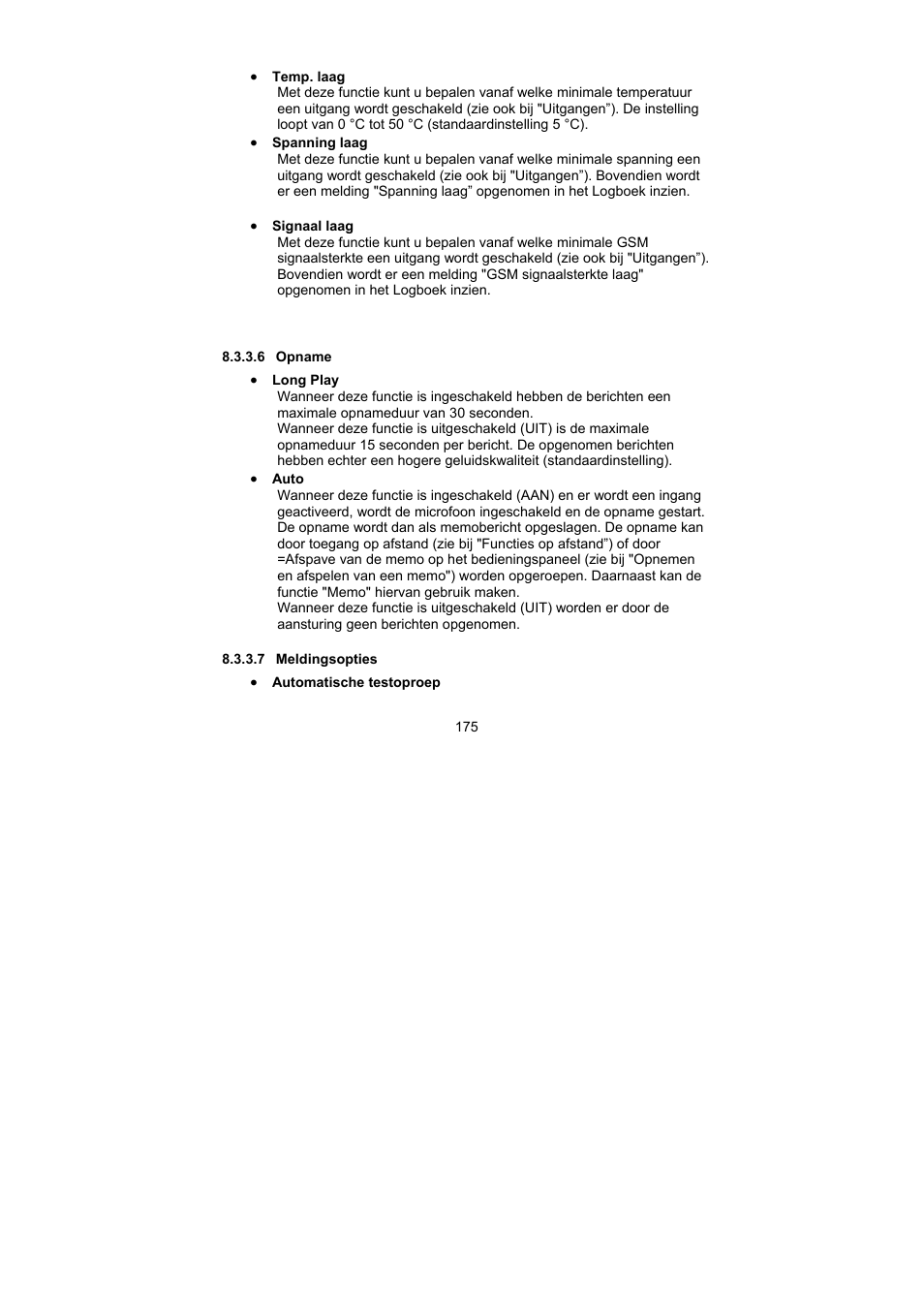 ABUS AZ6302 Terxon GSM dialer User Manual | Page 175 / 245