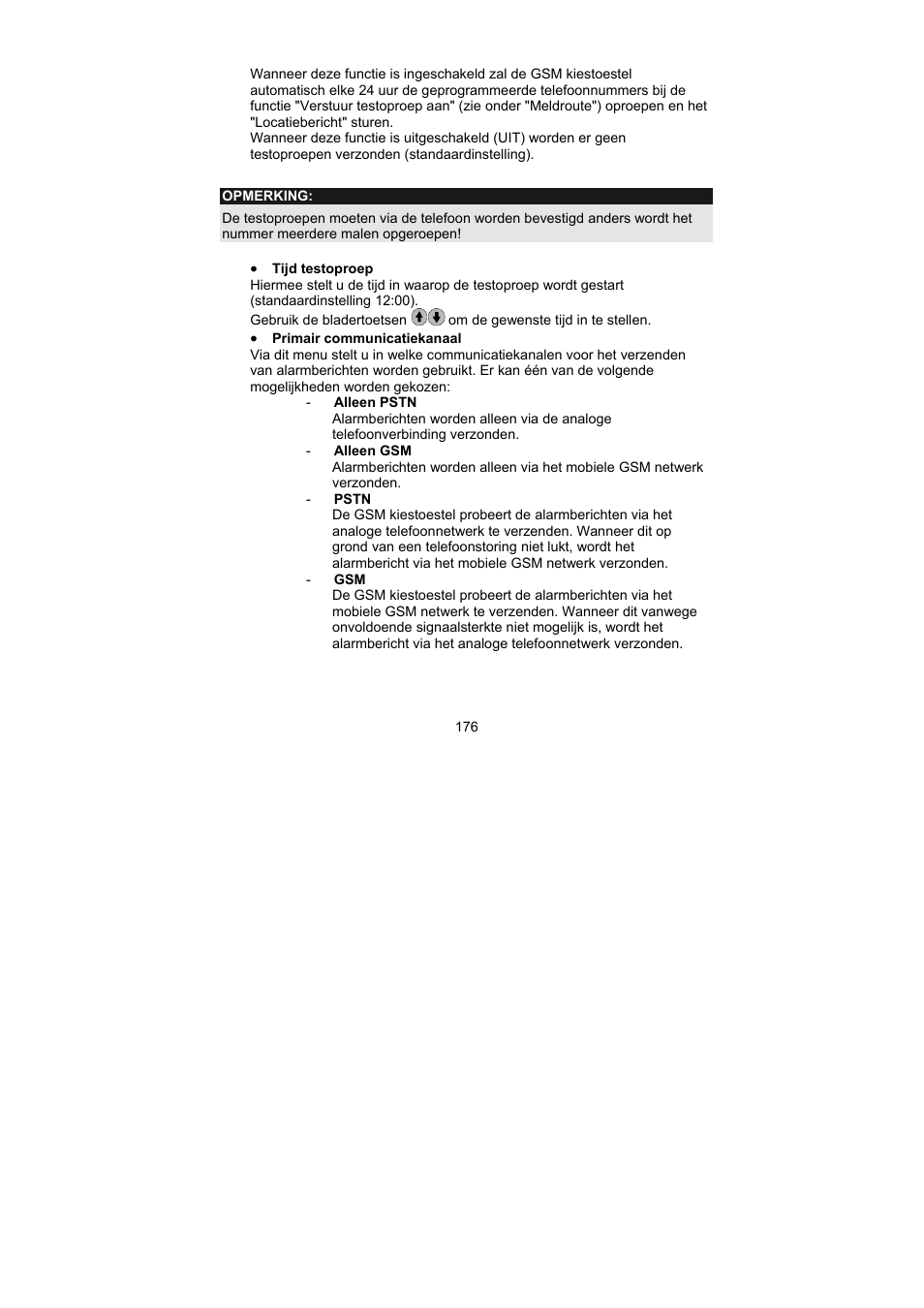 ABUS AZ6302 Terxon GSM dialer User Manual | Page 176 / 245