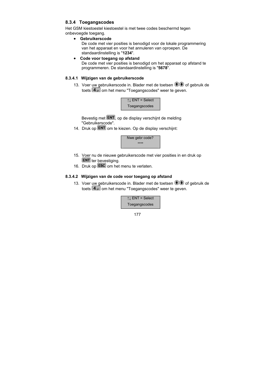 ABUS AZ6302 Terxon GSM dialer User Manual | Page 177 / 245