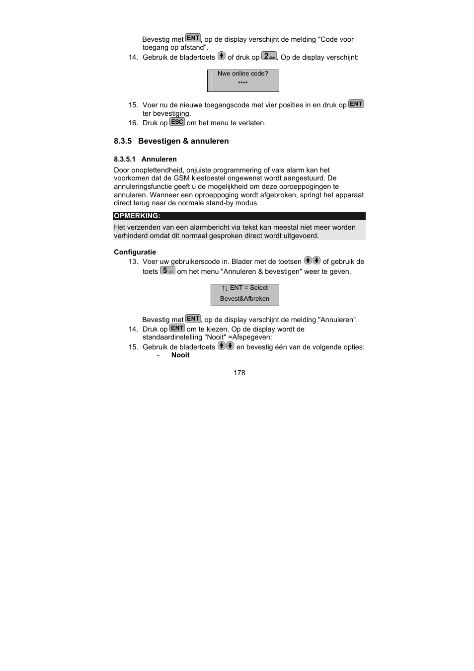 ABUS AZ6302 Terxon GSM dialer User Manual | Page 178 / 245